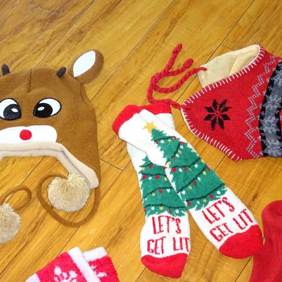 Abercrombie Kids Christmas winter Outfit M 7 8 - Picture 3 of 5